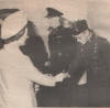 Bandmaster meets H.M. The Queen